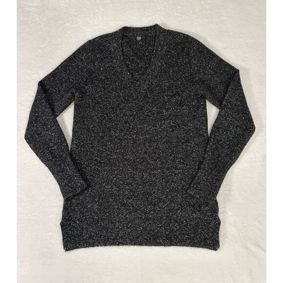 Margaret O'Leary Merino Wool Alpaca Silk Blend Speckled Grey Sweater Size Small - Picture 1 of 8
